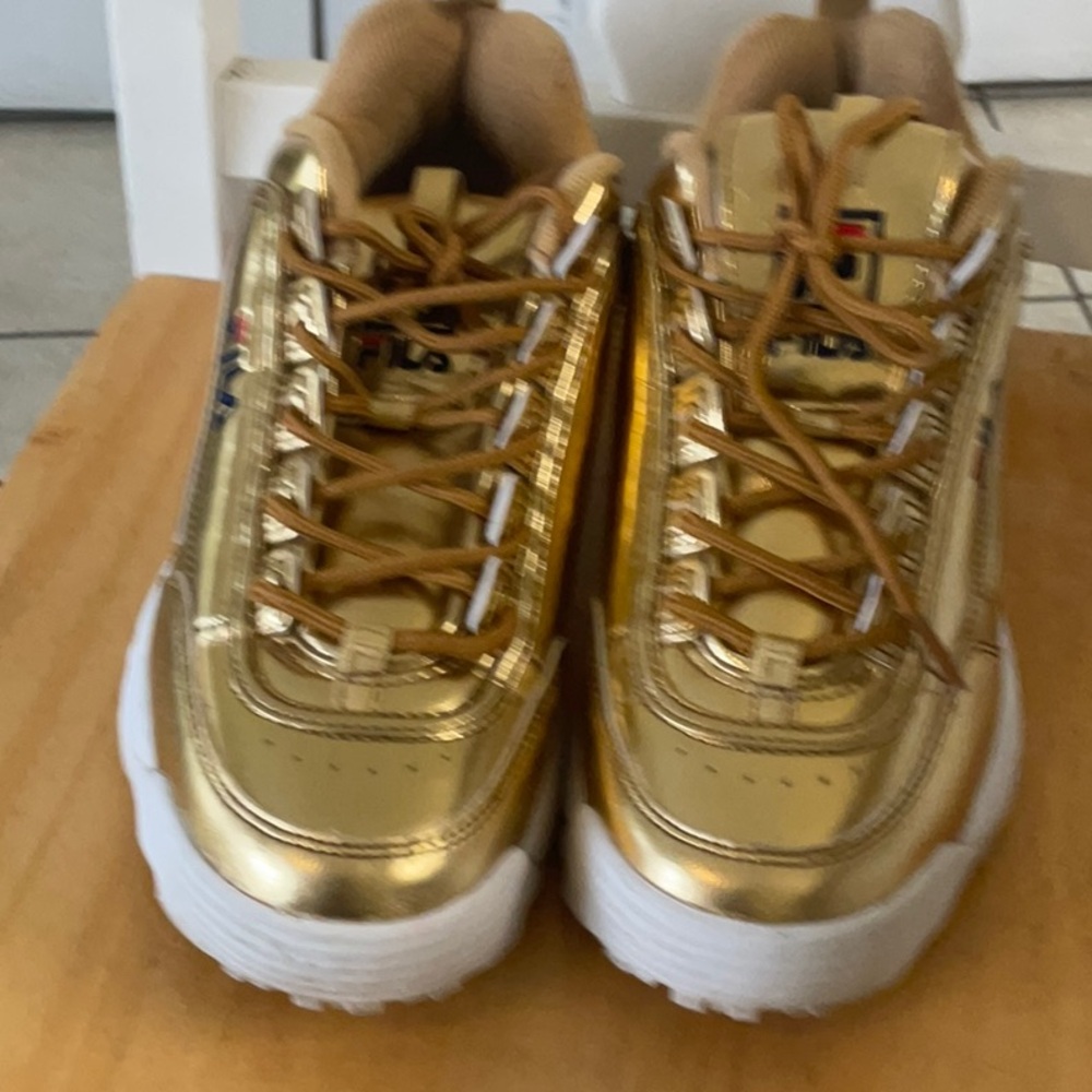 Fila Metallic Gold Sneakers - Picture 8 of 8
